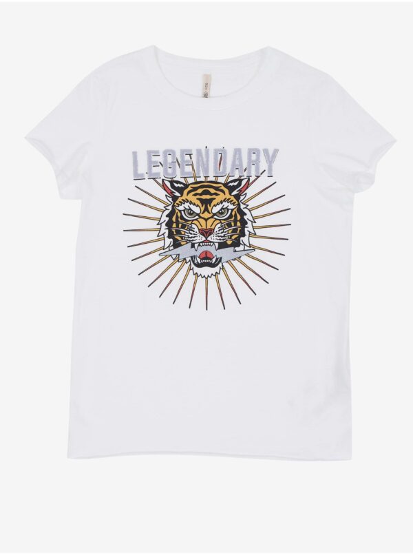 White girl's T-shirt ONLY Lucy - unisex