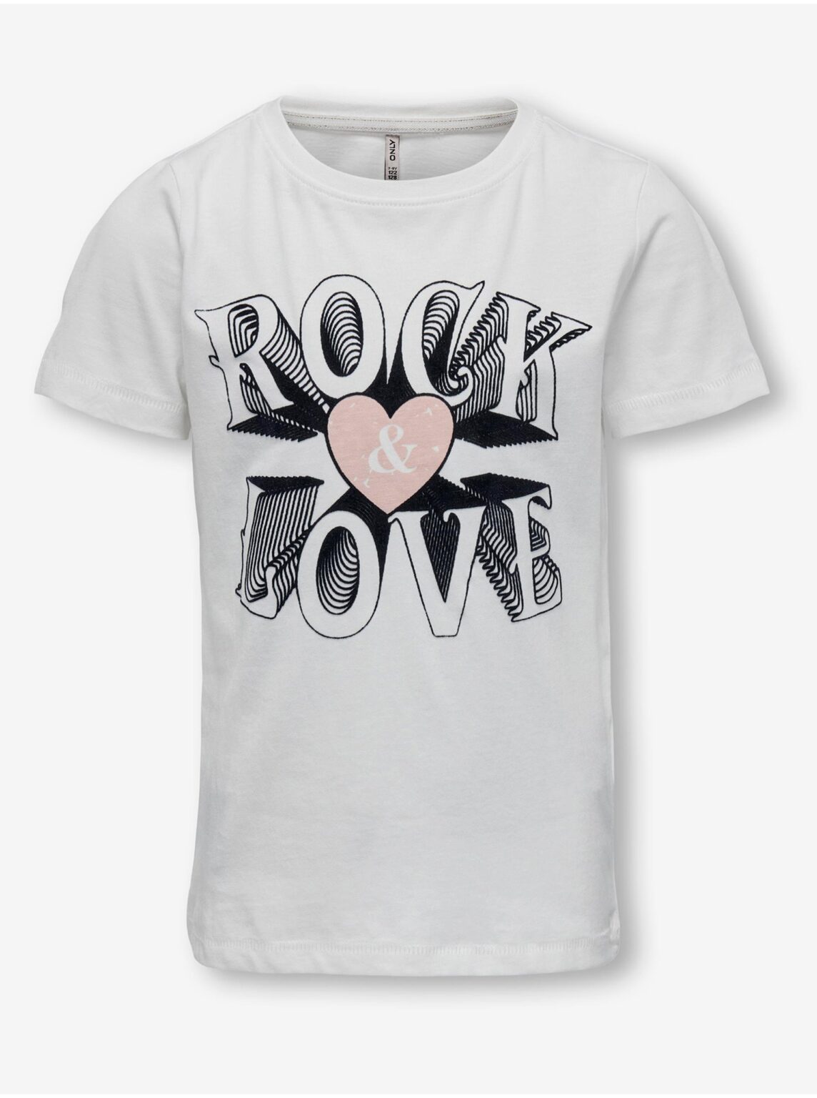 White girl's T-shirt ONLY Maggie - Girls