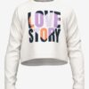 White girl's long-sleeved T-shirt name it Vilma - Girls