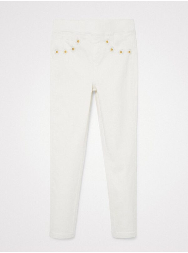 White girls' slim fit jeans Desigual Tartaleta - Girls