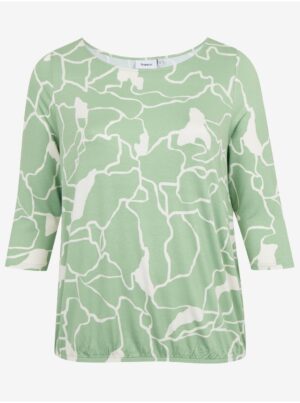 White-green patterned blouse Fransa - Ladies