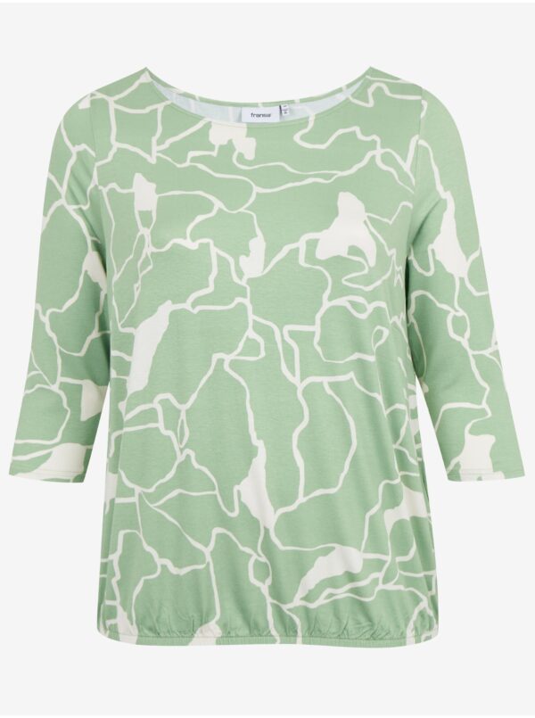White-green patterned blouse Fransa - Ladies