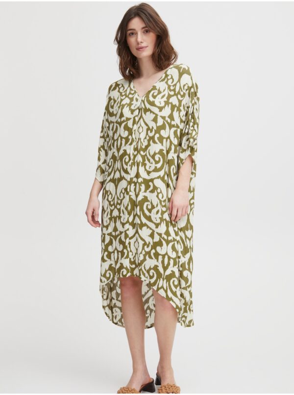 White-khaki Women Patterned Dress Fransa - Women