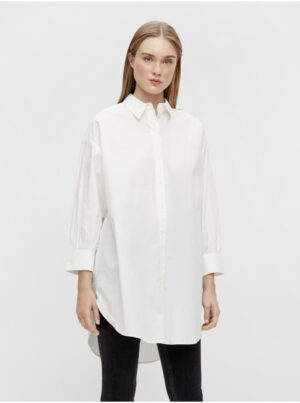 White long shirt . OBJECT Mahin - Ladies White long shirt . OBJECT Mahin - Ladies
