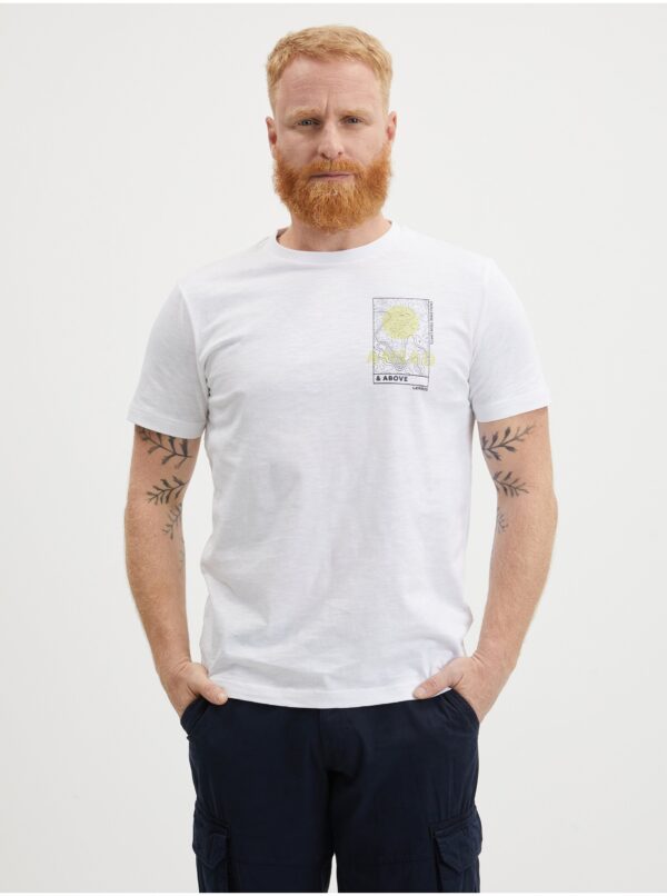 White men's T-shirt LERROS - Men