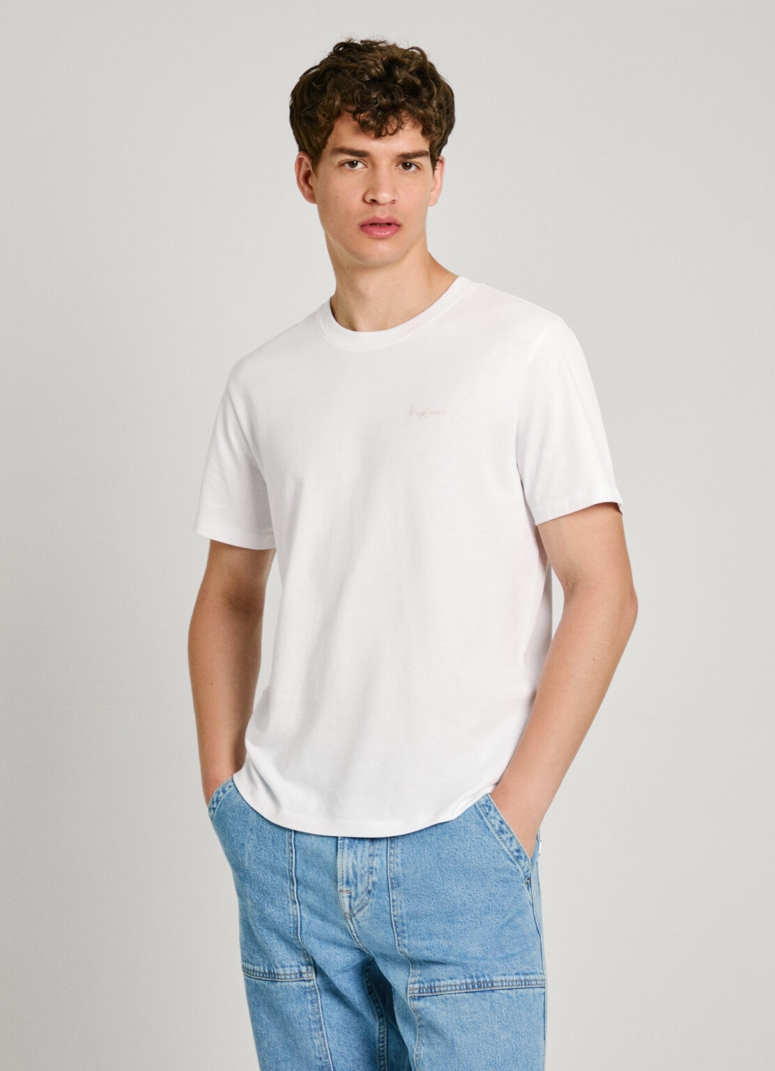 White men's T-shirt Pepe Jeans