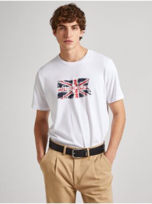 White men's T-shirt Pepe Jeans - Men