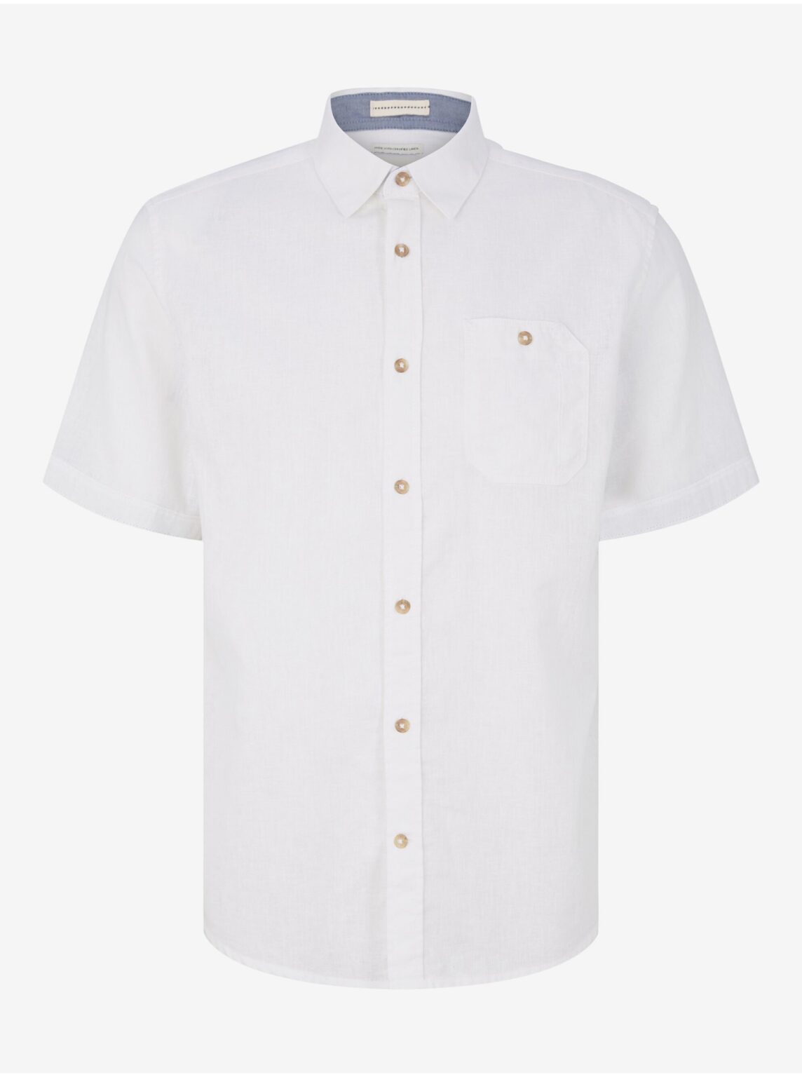White men's linen shirt Tom Tailor - Men's