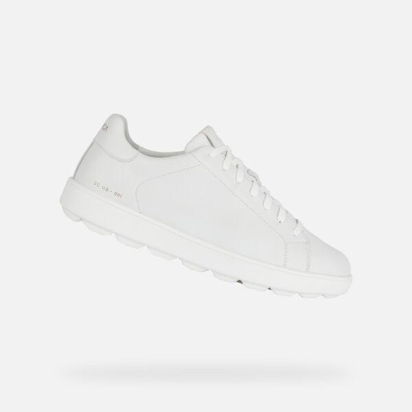 White men's sneakers Geox Spherica ECUB-1 - Men