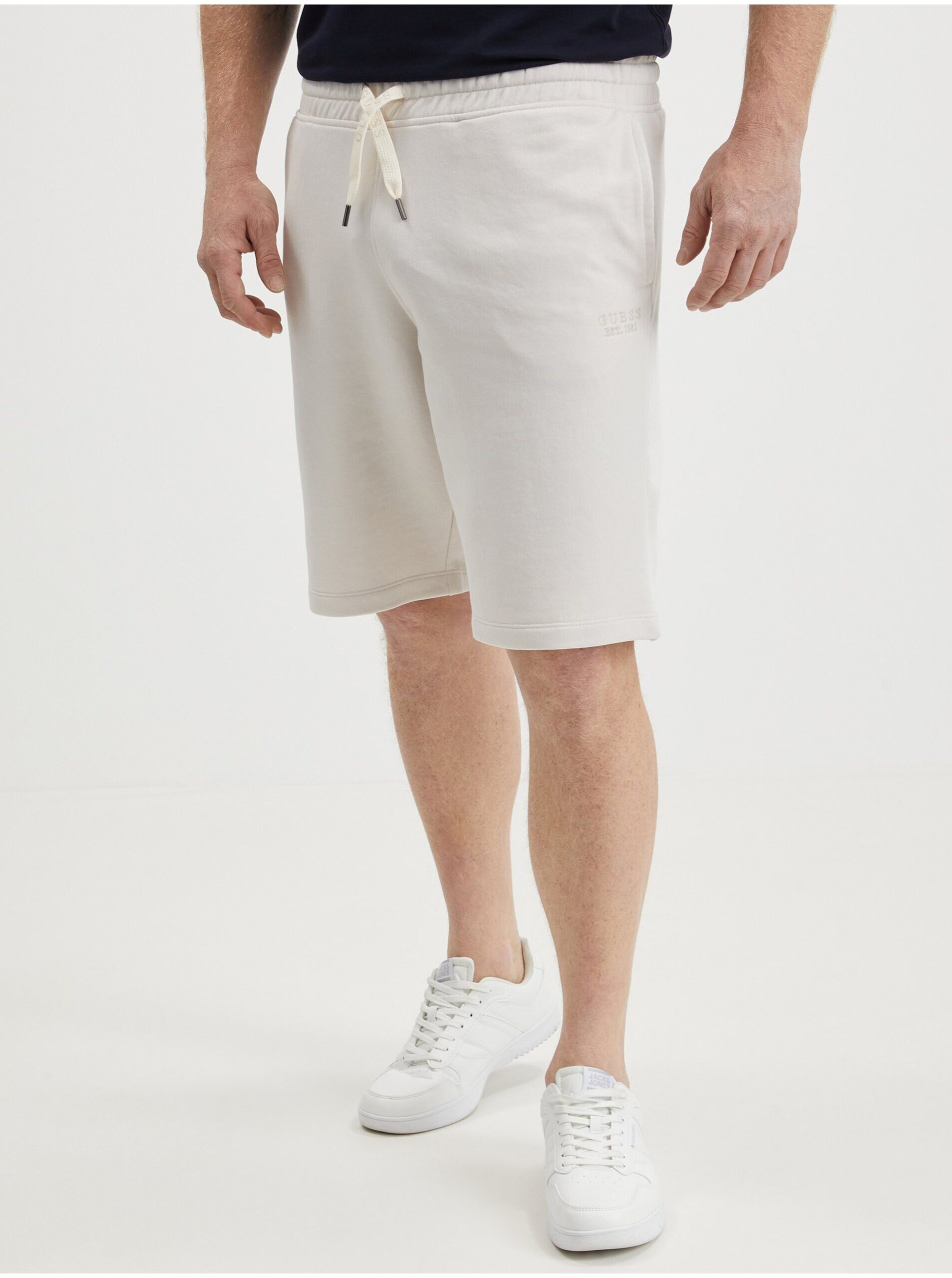 White men's sweat shorts Guess Clovis - Men's