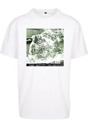 White oversize T-shirt Rage Against the Machine