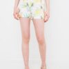 White patterned shorts CAMAIEU - Women