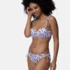 White polka dot bottom of swimwear DORINA Antibes - Women