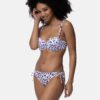 White polka dot swimwear top DORINA Antibes - Women