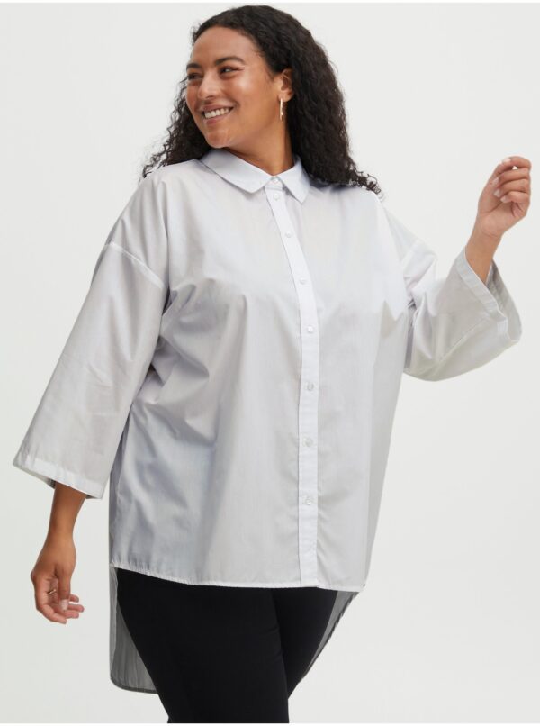 White shirt with an extended back Fransa - Women's