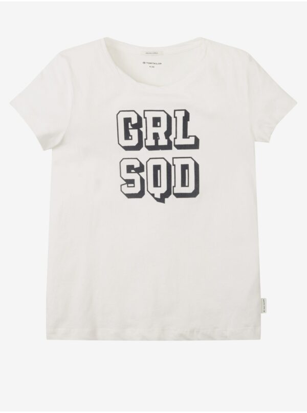 White t-shirt Tom Tailor for girls - Girls