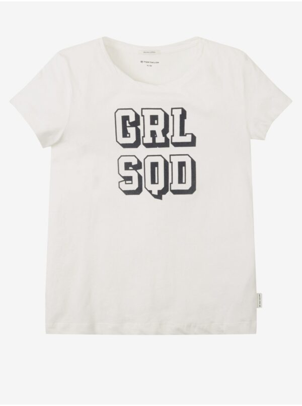 White t-shirt Tom Tailor for girls - Girls