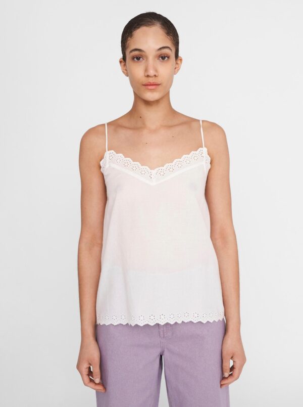 White top with small pattern Noisy May Audrey - Women White top with small pattern Noisy May Audrey - Women
