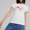 White women's T-shirt Puma Graphics Valentine - Women's