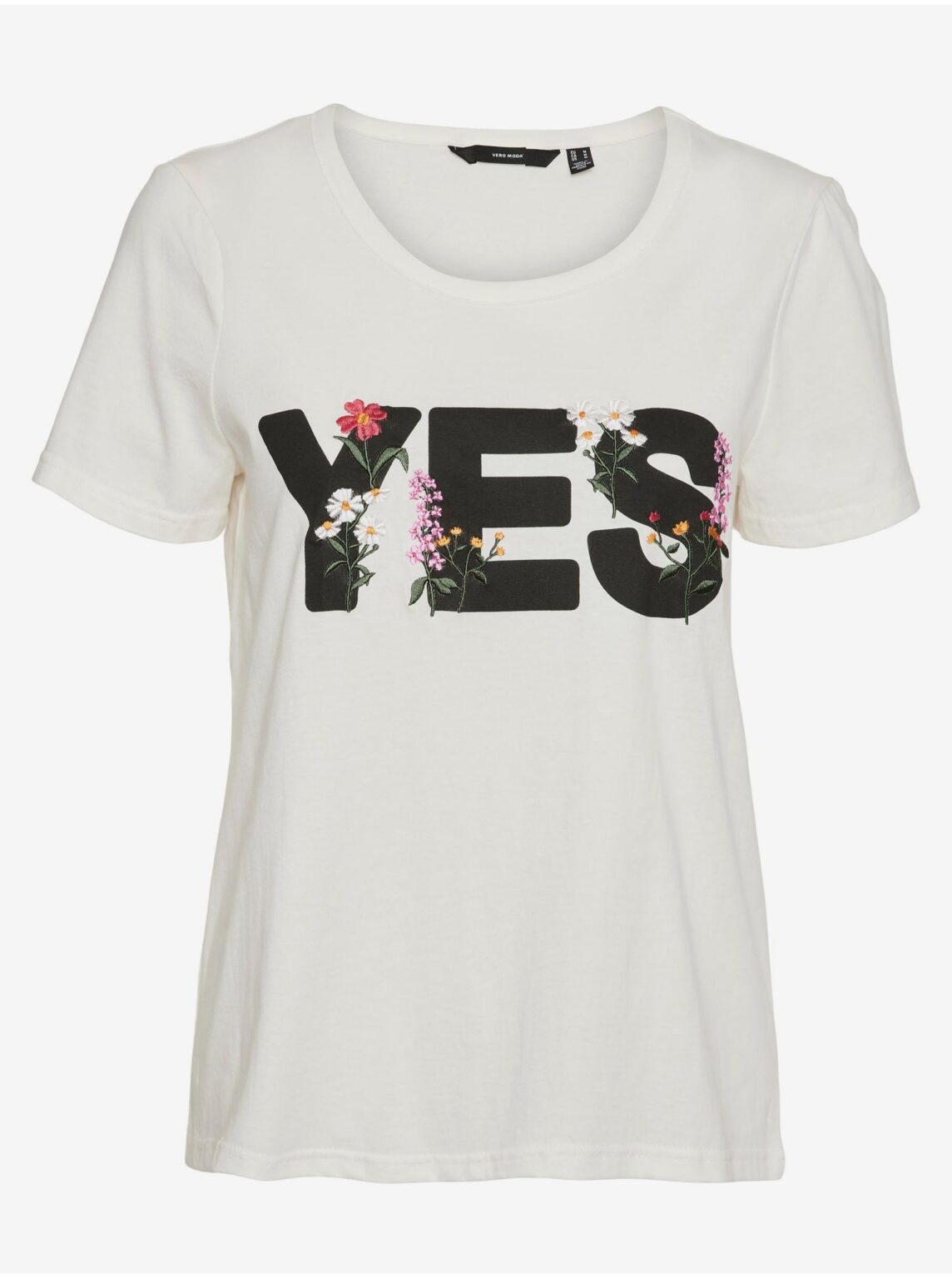 White women's T-shirt VERO MODA Uda - Women
