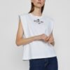 White women's T-shirt with Replay print - Women