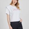 White women's T-shirt with shoulder pads KARL LAGERFELD - Women's
