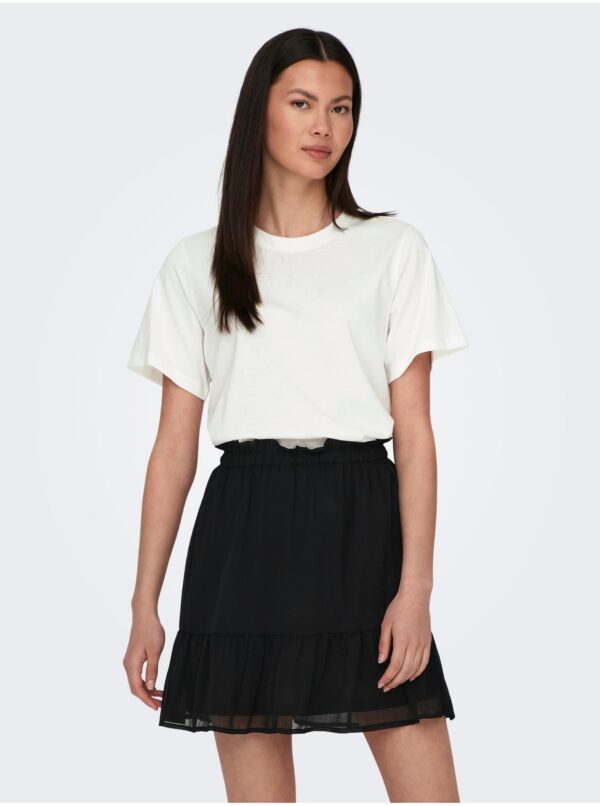 White women's basic t-shirt JDY Pisa - Women's