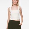 White women's basic tank top Pieces Nukisa - Women