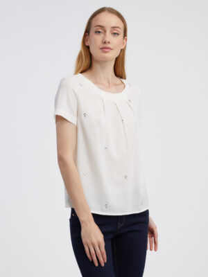 White women's blouse CAMAIEU