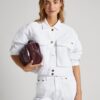 White women's denim jacket Pepe Jeans Frankie - Women