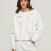 White women's denim jacket Pepe Jeans - Ladies