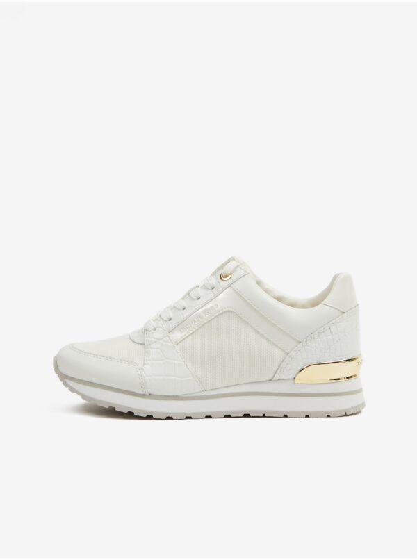 White women's leather sneakers Michael Kors Billie - Women's