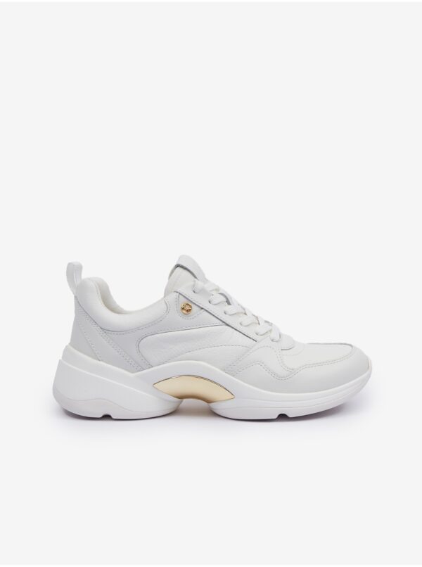 White women's leather sneakers Michael Kors Orion Trainer - Women's