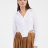 White women's shirt with corset ONLY Agla - Women's