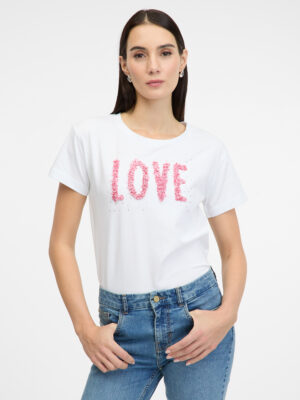 White women's short-sleeved T-shirt ORSAY - Women's