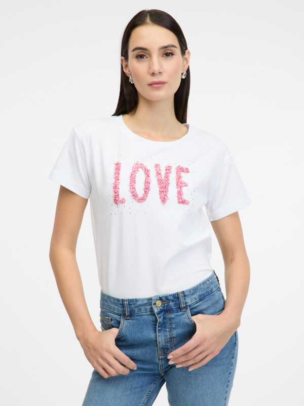 White women's short-sleeved T-shirt ORSAY - Women's