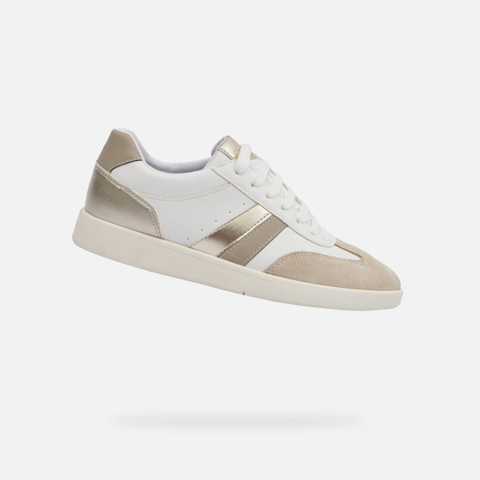 White women's sneakers Geox Meleda - Women's