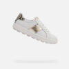 White women's sneakers Geox Spherica ECUB-1 - Women's