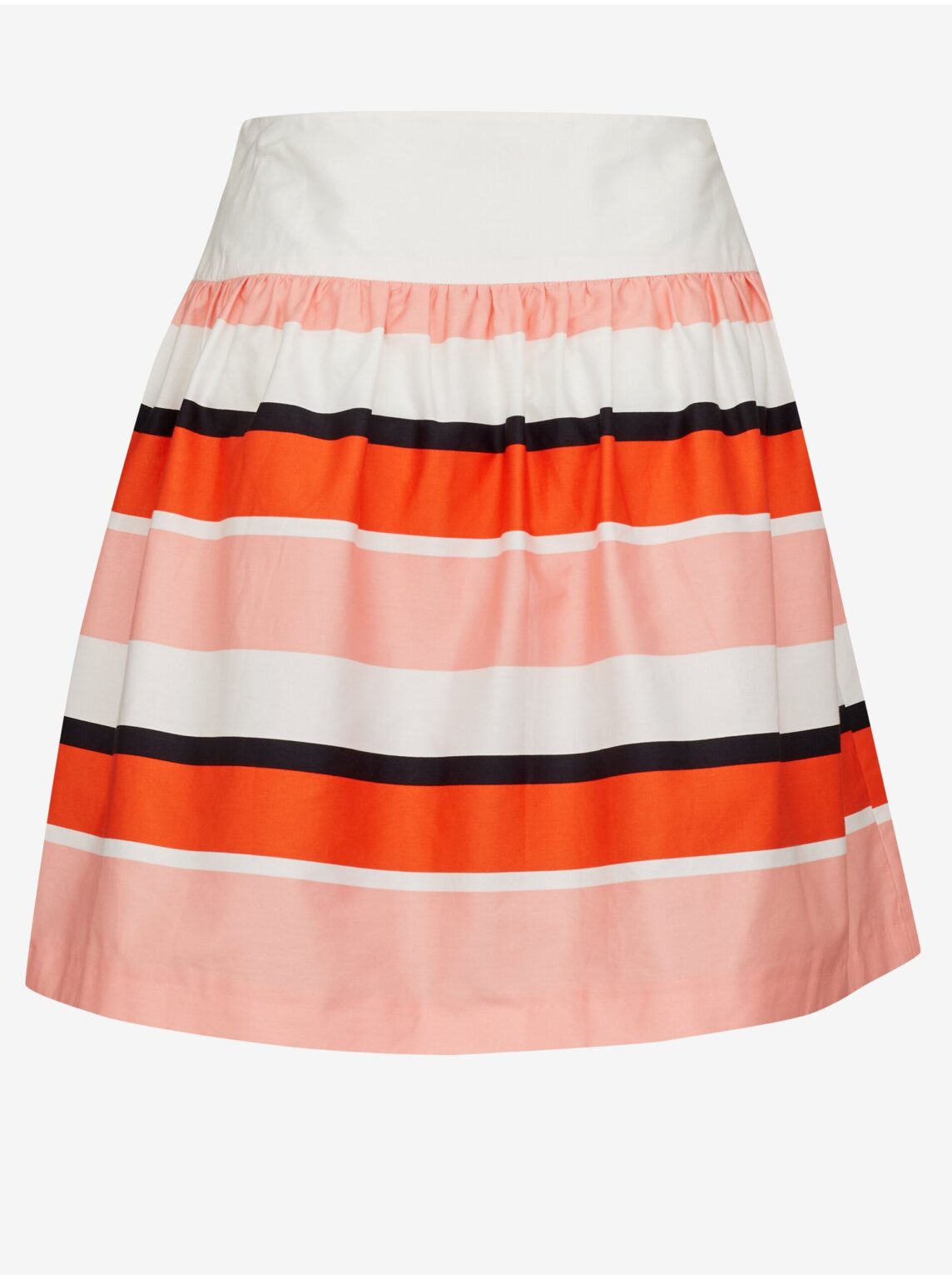 White women's striped skirt CAMAIEU - Women's