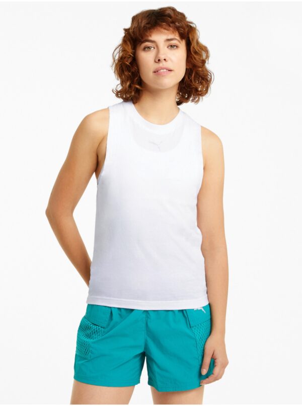 White women's tank top Puma Evide Mesh - Women's