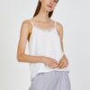White women's tank top with lace TALLY WEiJL - Women's