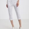 White women's three-quarter pants CAMAIEU - Ladies