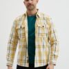 White-yellow checkered outer shirt ONLY & SONS Milo - Men's