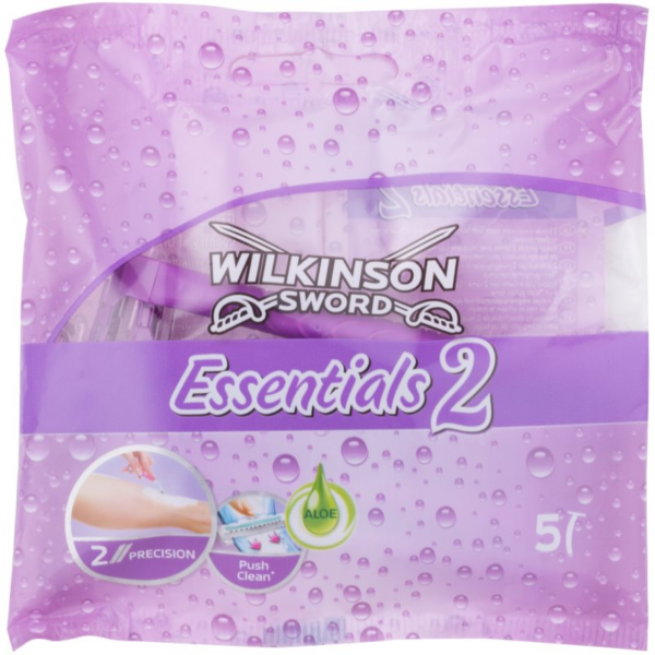 Wilkinson Sword Essentials 2 eldobható borotvák hölgyeknek 5 db-Eredeti