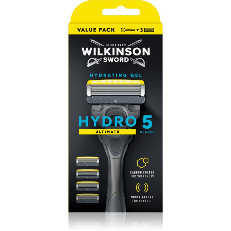 Wilkinson Sword Hydro5 Skin Protection Advanced borotva + tartalék fejek 5 db-Ár