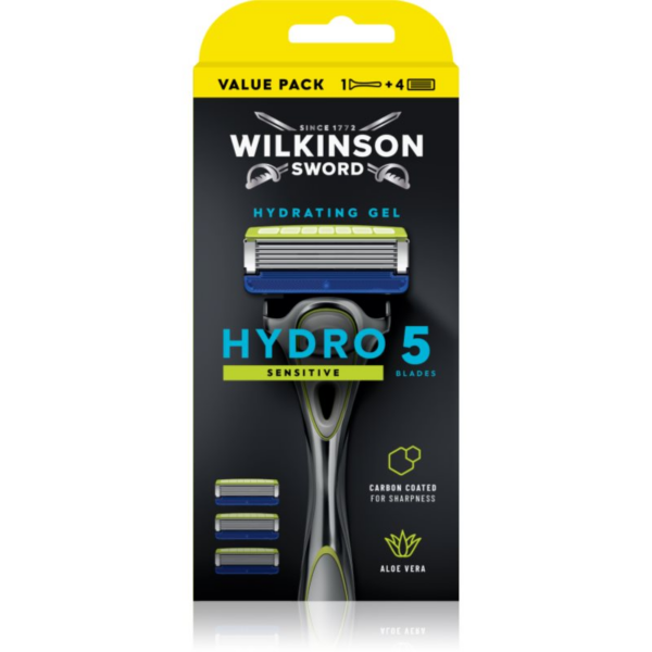 Wilkinson Sword Hydro5 Skin Protection Sensitive borotva + tartalék fejek 4 db-Ár