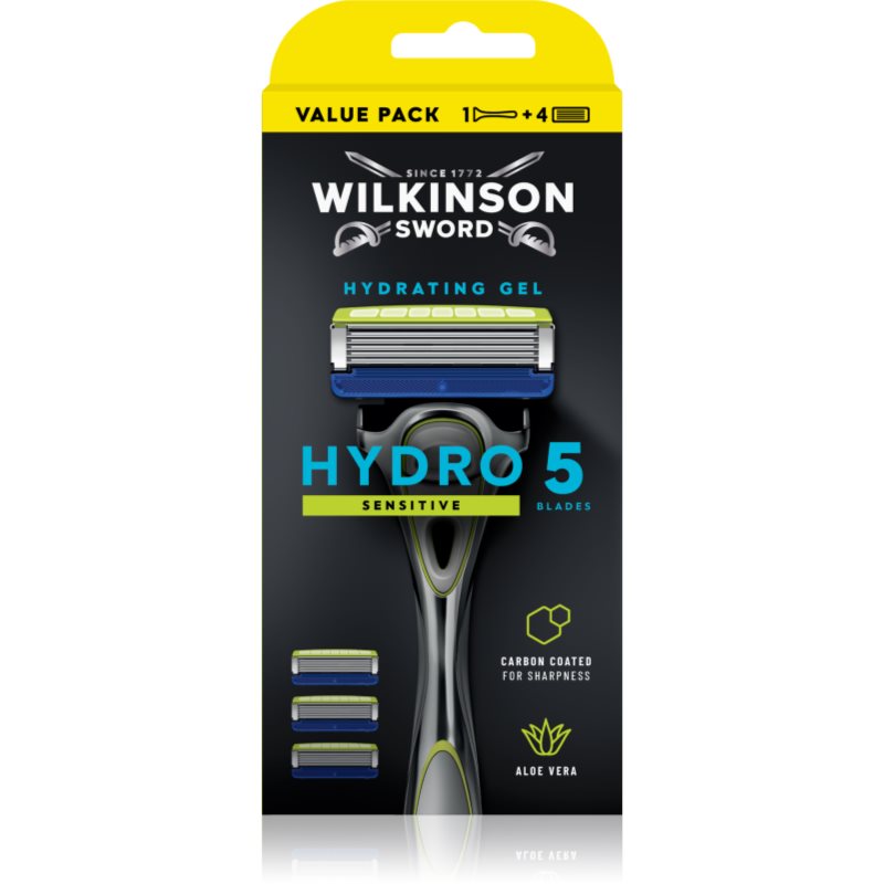 Wilkinson Sword Hydro5 Skin Protection Sensitive borotva + tartalék fejek 4 db-Ár