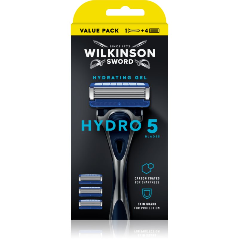 Wilkinson Sword Hydro5 borotva + tartalék fejek 4 db-Ár