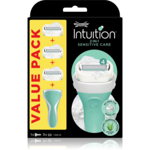 Wilkinson Sword Intuition 2 in 1 Sensitive Care borotva + tartalék fejek 3 db-Ár