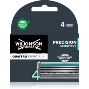 Wilkinson Sword Quattro Essential 4 Precision Sensitive tartalék pengék 4 db-Eredeti
